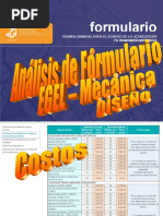 Análisis de Formulas de Diseño