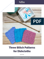 Three Stitch Patterns For Dishcloths