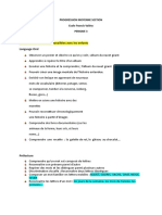 Progression Moyenne Section P3