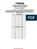 Gabarito Oficial Preliminar Dia 10-01-2016 Manha e Tarde