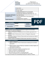 Fecha Código Del Proyecto Fase Que Cierra Proyecto Coordinador Del Proyecto Facultad/Carrera Entidad Beneficiaria