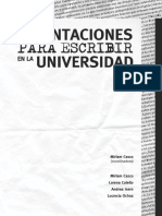 Casco, Colello, Isern, Ochoa (2019) - Orientaciones para Escribir en La Universidad. Cap. 1