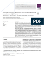 Journal Yolanda 2 - Trends in The Management of Peritonsillar Abscess in Children A Nationwide Population-Based Study in Taiwan