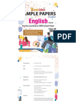 Xam Idea Class 12 English Sample Papers 2023