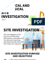 Geological and Geophysical Investigation 