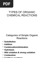 Review On Organic Chemical Reactions