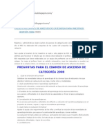 Preguntas Examen de Ascenso de Categoria para Maestros Gestiã"n 2008