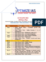 Mains Master Notes-100 Days Plan - CSE MAINS 2022 Lyst4458