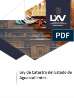 Ley de Catastro Del Estado de Aguascalientes