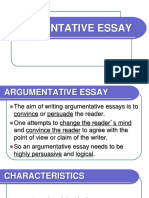 Argumentative Essay