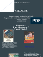 Aula 01 - Teoria Do Urbanismo - Cidade