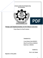 Design and Implementation of ZCS BUCK CONVERTER