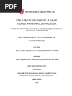 Análisis de Red Psicométrica de La Escala de Angustia Psicológica en Adultos Con Sobre Peso de Lima Metropolitana