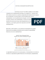 Análisis de La Evolución Del Índice de Desempeño Fiscal