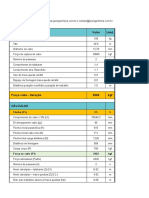 Planilha NR 35 Calculo de Linha de Vida