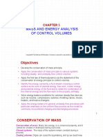 Mass and Energy Analysis of Control Volumes