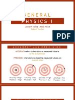 GP1 - Lesson 1 - Accuracy and Precision