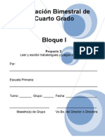 4to Grado - Bloque I - Proyecto 2