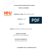 Actividad 1 Registro de Operaciones Admon R.H.