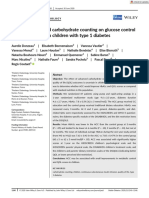 Effects of Advanced Carbohydrate Counting On Glucose Control and Qol