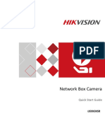 Quick Start Guide of Network Box Camera - 40xx60xx