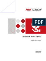 Quick Start Guide of Network Box Camera - 50,70 Series