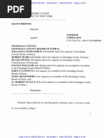 Broton V DA William Fitzpatrick, Robert Durr Esq. Et Al. (NDNY) 22-CV-135 (Feb 11, 2022) 29 PP