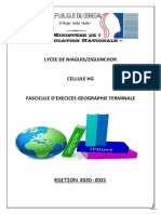 Fasci Exercices Geographie 2020 NIA