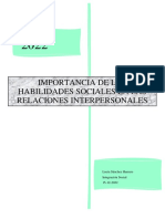 HH - SS y Relaciones Interpersonales