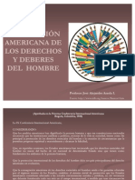 Jose Alejandro Arzola Isaac, Declaración Americana de Los Derechos y Deberes Del Hombre