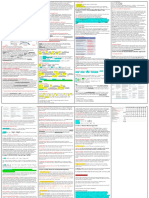 Cheat Sheet For Valuation (2) - 1