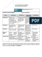 Peer Evaluation