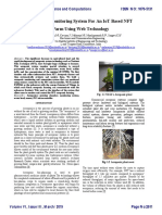 Aeroponic Monitoring System For An Iot Based NFT Farm Using Web Technology