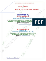 Environmental and Nutritional Diseases