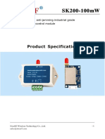 SK200-100mw Lora Anti-Interference Wireless Single-Channel Switch Module v1.1