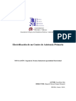 Electrificación de Un Centro de Asistencia Primaria