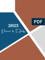 Novo Planner de Estudo 2023