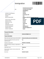 UK Visas & Immigration: Personal Information