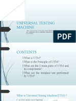 Universal Testing Machine