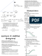 Saponificação - Separação de Misturas Homogêneas - Termoquímica