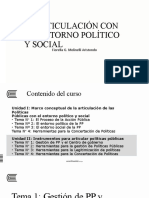 Unidad II - Articulación Con El Entorno Político y Social