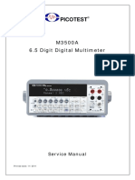 Picotest M3500A Service Manual