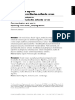 Comunicação e Esporte: Explorando Encruzilhadas, Saltando Cercas Comunicación y Deporte: Explorando Encrucijadas, Saltando Cercas