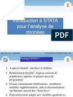 Remi - Danhoundo-Formation - Stata - Beninedu - Com-Introduction À STATA Pour L Analyse de Données