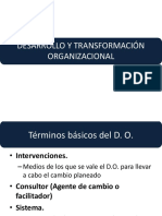 Desarrollo y Transformacion