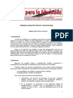 Barreras Arquitectónicas y Discapacidad