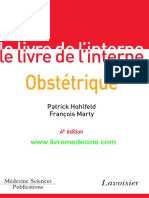 Livre de L'interne - Obstétrique