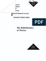 Radiochemistry Thorium