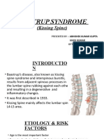 Baastrup Syndrome (Kissing Spine)