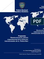 Propuesta de Reestructuracion Administrativa y Organizacional de La Direccion de Asuntos Internos Policia Nacional